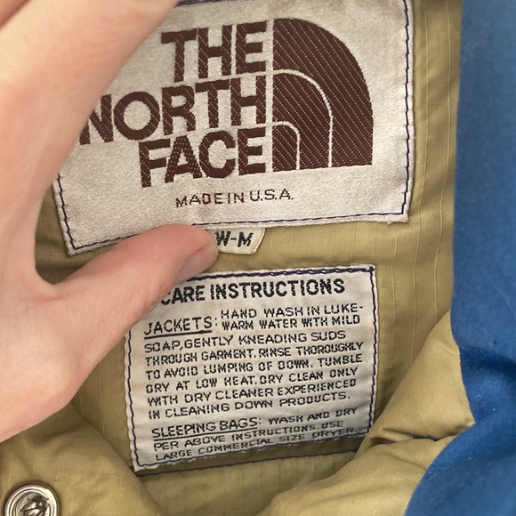 Vintage 70s The North Face Blue Down Puffer Vest - Picture 2 of 10